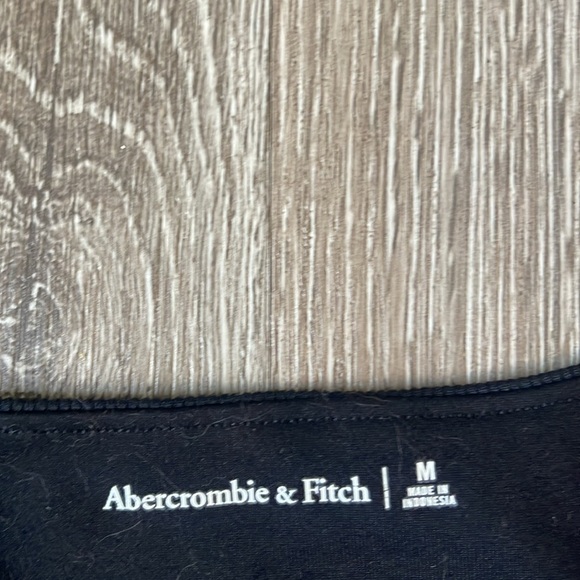 Abercrombie and Fitch Crew Shell Bodysuit - Black medium ribbed thick - Picture 3 of 7